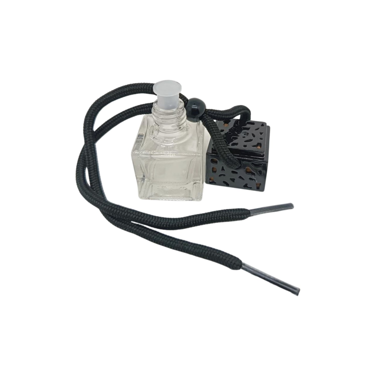 10ml Empty car hanging air freshener refillable perfume black- pack of 12