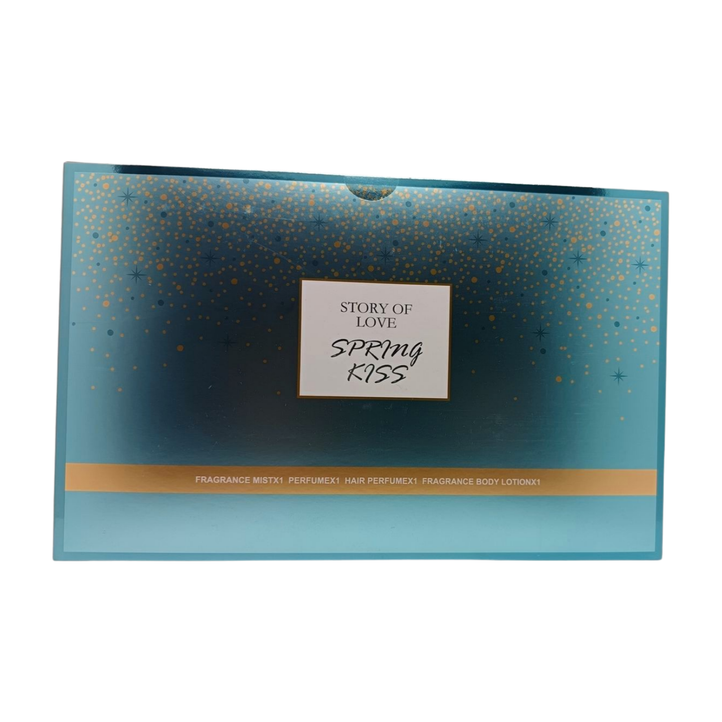 Gift box set Spring Kiss - hair perfume, fragrance lotion, eau de parfum, fragrance mist