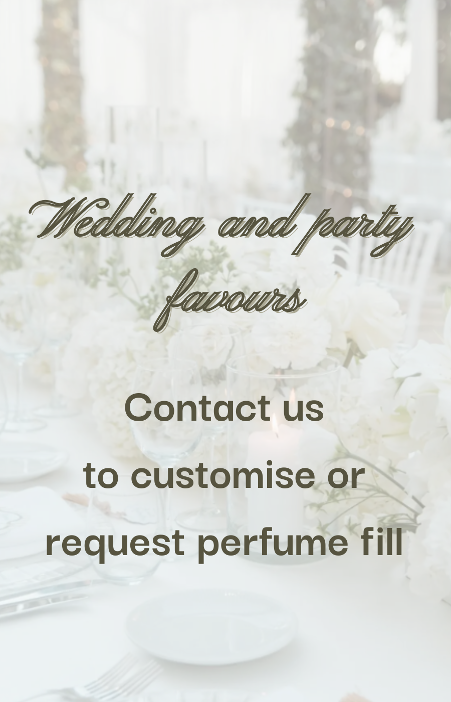 Wedding favours