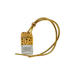 10ml Empty car hanging air freshener refillable perfume gold - pack of 12