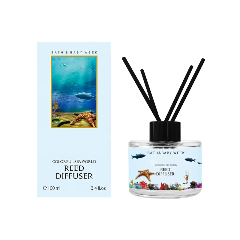 long lasting fresh reed diffuser 100ml colorful sea world