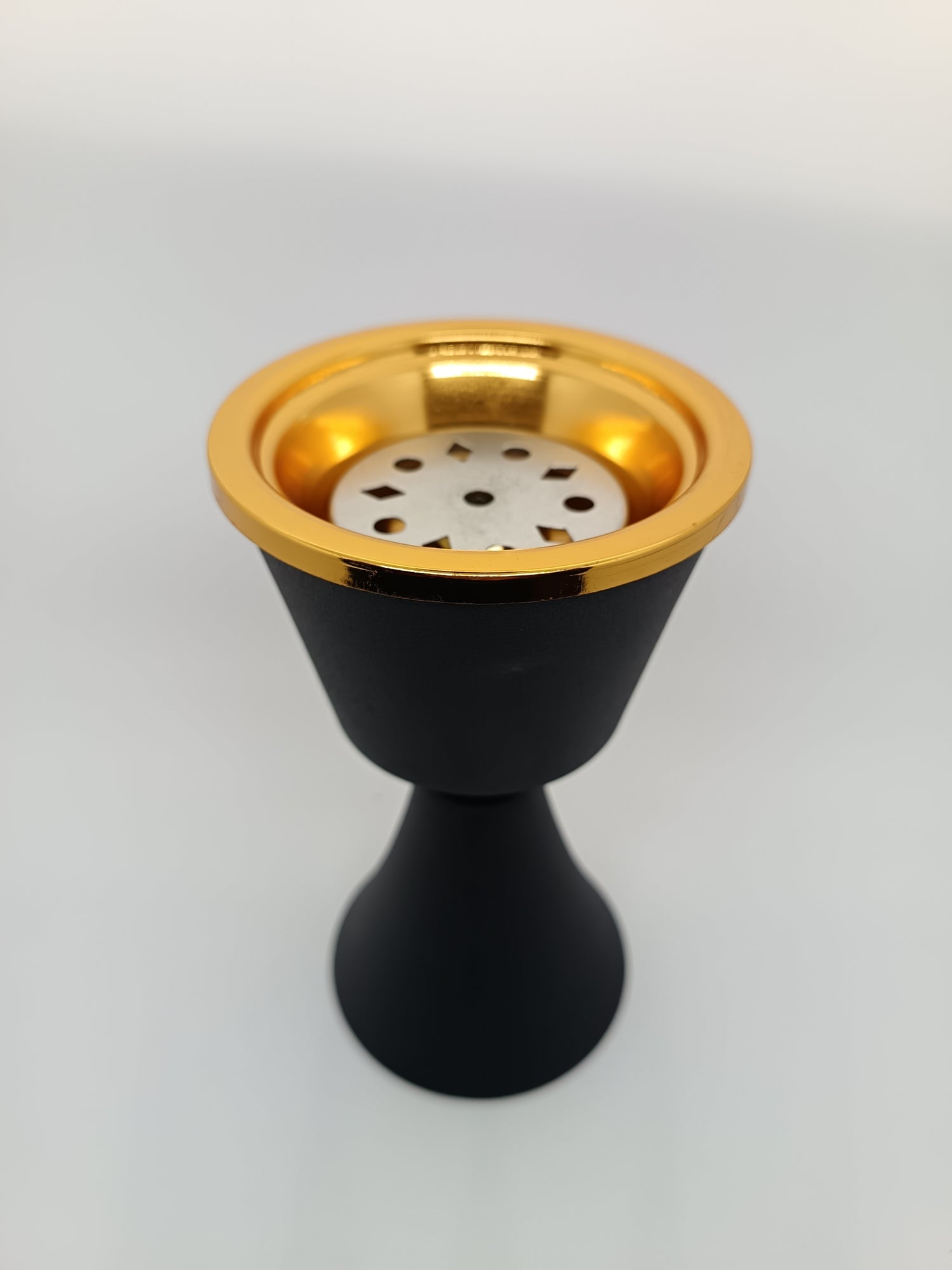 Bakhoor incense burner black with lid