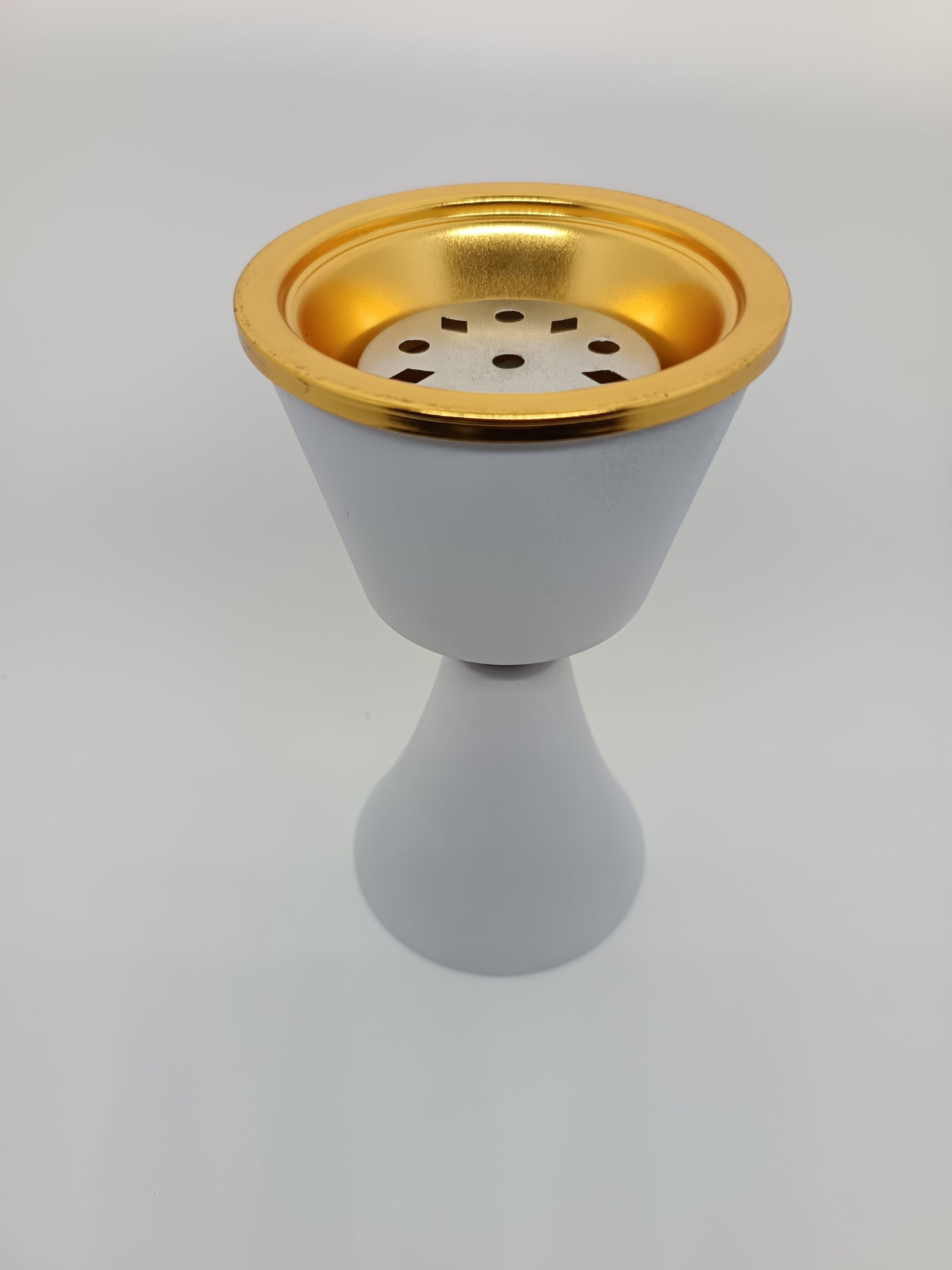 Bakhoor incense burner white with lid