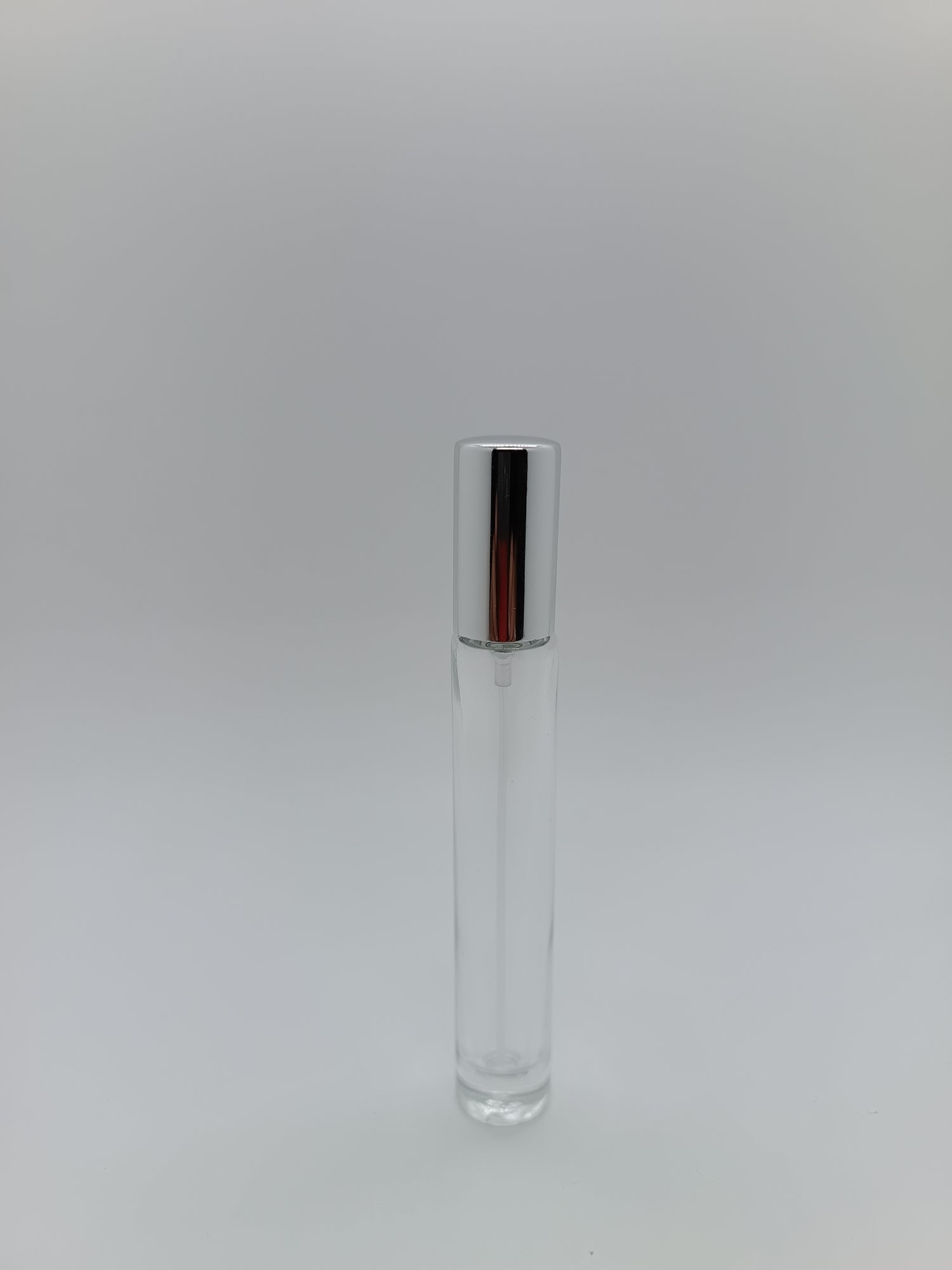 Slim perfume spray pocket silver top screw cap 10ml x12