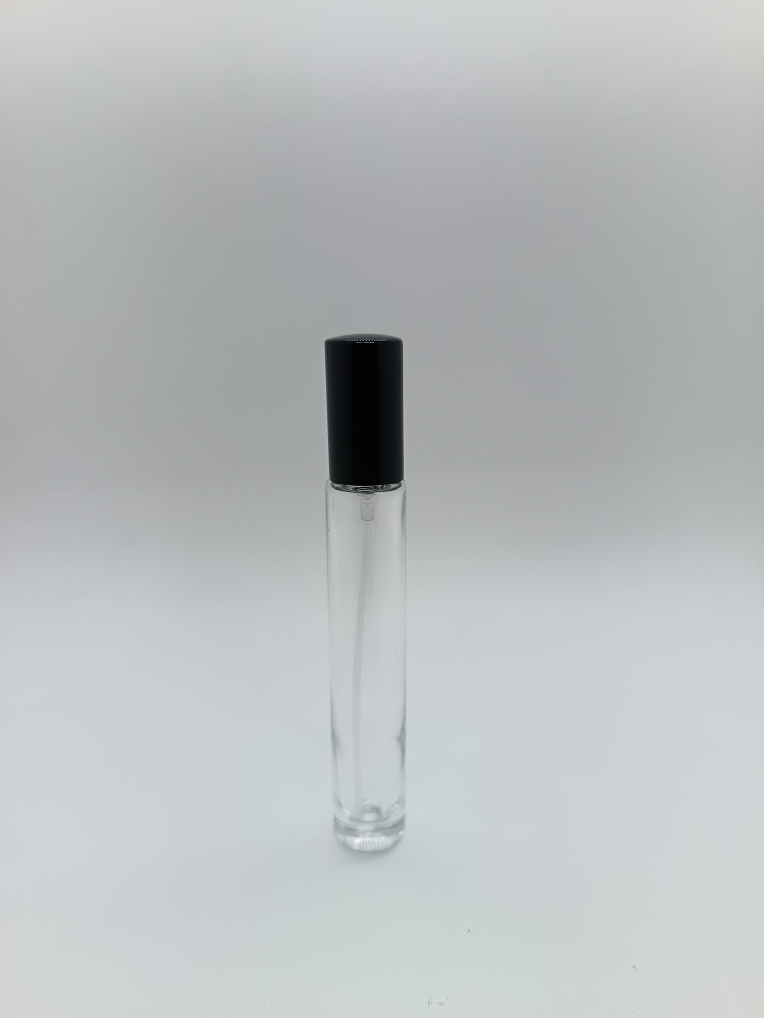 Slim perfume spray pocket black top screw cap 10ml x12